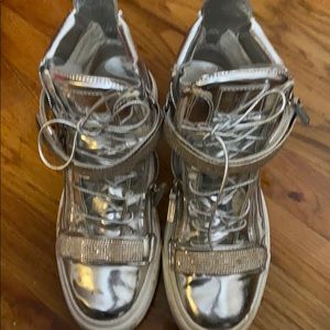 Silver high top